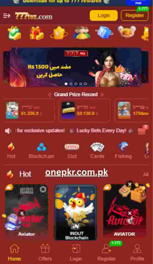 777TEZ Game APK Download